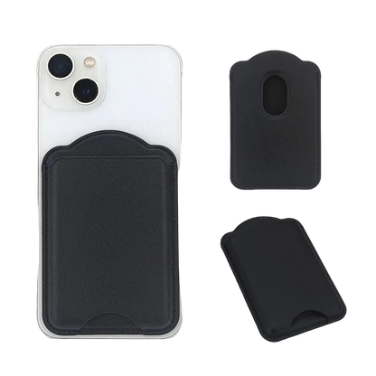 Magnetic Leather Wallet Holder Case Slot Back Cover