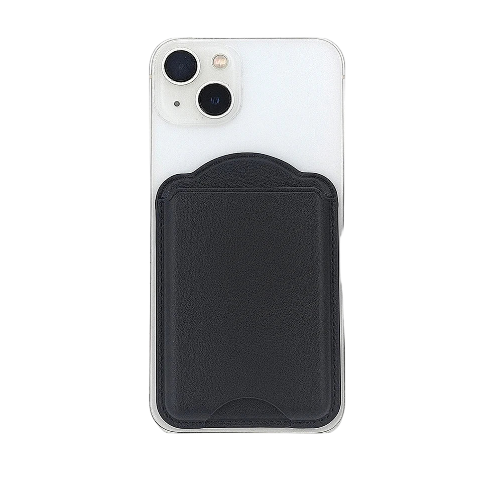 Magnetic Leather Wallet Holder Case Slot Back Cover